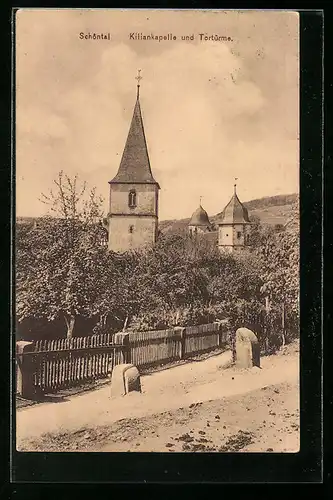 AK Schöntal, Kiliankapelle und Tortürme