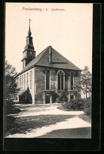 AK Frankenberg / Sa., Stadtkirche