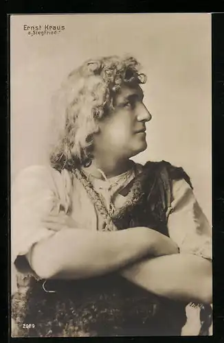 AK Opernsänger Ernst Kraus als Siegfried