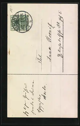 AK Opernsängerin Reta Walter in einem historischen Kostüm