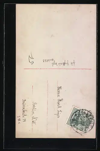 Foto-AK GL Co: Junge Frau mit Hut