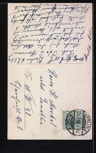 Foto-AK GL Co: Junge Dame mit Blumen am Hut