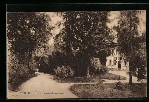 AK Hofheim i. T., Kurhaus-Sanatorium