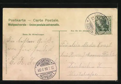 AK Frankenberg / Sa., Lützeltal mit Bahn-Viadukt