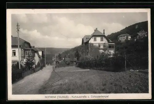 AK Hofheim / Taunus, Kurhausstrasse u. Cohausentempel