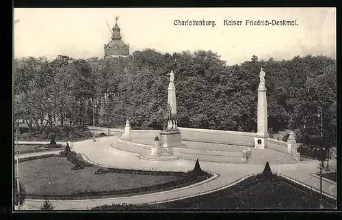 AK Berlin-Charlottenburg, Kaiser Friedrich-Denkmal