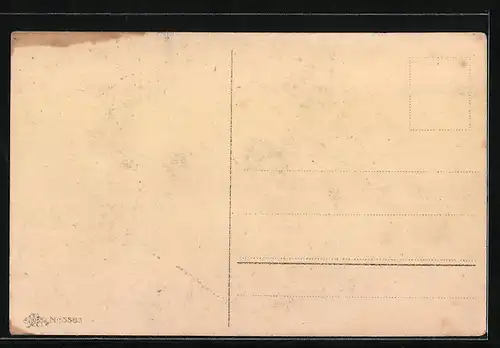 Künstler-AK Kallista: Mansfeld, alte Schule, 400 jähr. reformations-Jubiläum Luthers 1517-1917