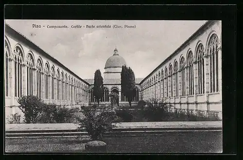 AK Pisa, Camposanto, Cortile, Parte orientale, Giov. Pisano
