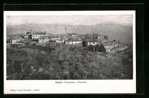 AK Chiusi, Panorama, Ponente