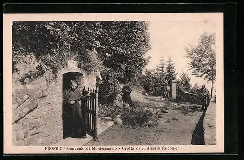 AK Fiesole, Convento di Montesenario, Grotta di S. Alessio Falconieri