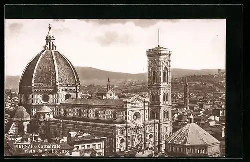 AK Firenze, Cattedrale vista da S. Lorenzo