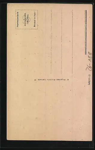 Künstler-AK Sergio Bompard: Herr mit Tabakspfeife und Frau