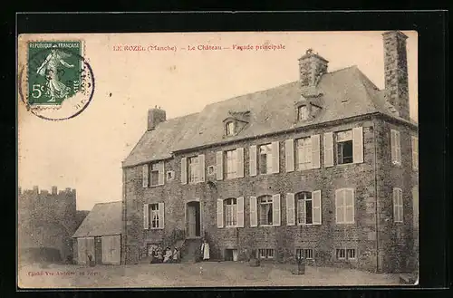 AK Le Rozel, Le Château, Facade principale