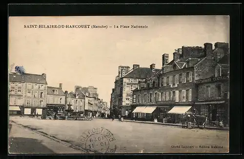 AK Saint-Hilaire-du-Harcouet, La Place Nationale