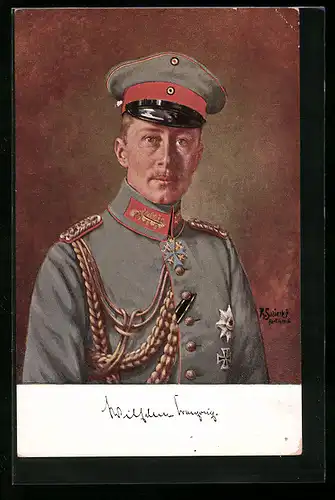 AK Kronprinz Wilhelm von Preussen in Uniform