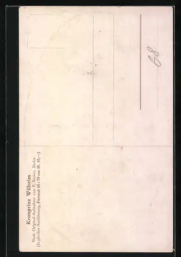 AK Kronprinz Wilhelm von Preussen mit verschränkten Armen