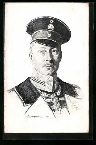 AK Kronprinz Wilhelm in mittleren Jahren