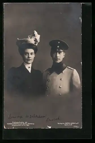 AK Kronprinz Wilhelm von Preussen mit Gattin Cecilie