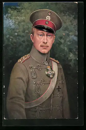 AK Portrait des Kronprinzen in Uniform