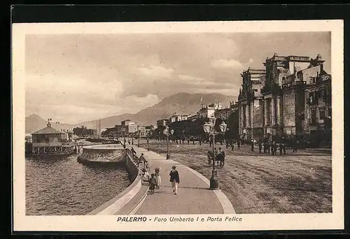 AK Palermo, Foro Umberto I e Porta Felice