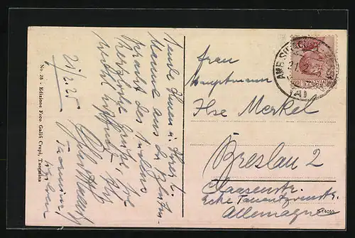 AK Taormina, Panorama mit Ätna