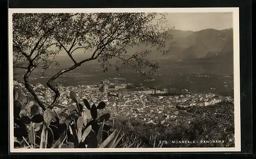 AK Monreale, Ortsansicht mit Bergpanorama