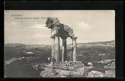 AK Girgenti, Avanzi del Templo di Castore e Polluce
