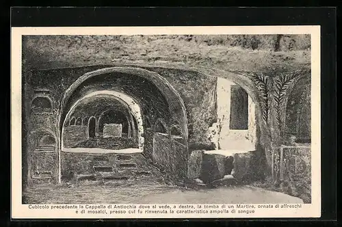 AK Siracusa, Catacombe di S. Giovanni, Cubicolo precedente la Cappella di Antiochia