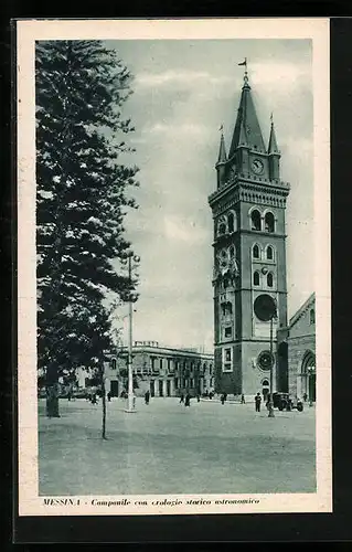 AK Messina, Campanile con crologio storico astronomico