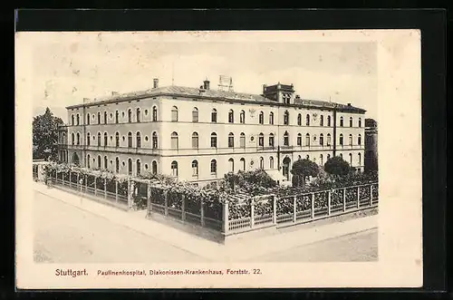 AK Stuttgart, Paulinenhospital, Diakonissen-Krankenhaus, Forststr. 22