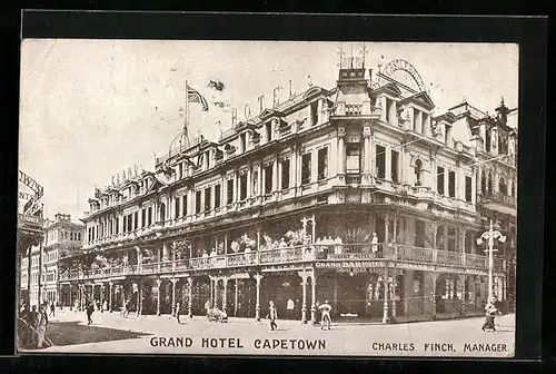 AK Capetown, Grand Hotel, Manager Charles Finch