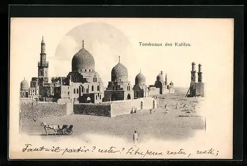 AK Gizeh, Tombeaux des Kalifes