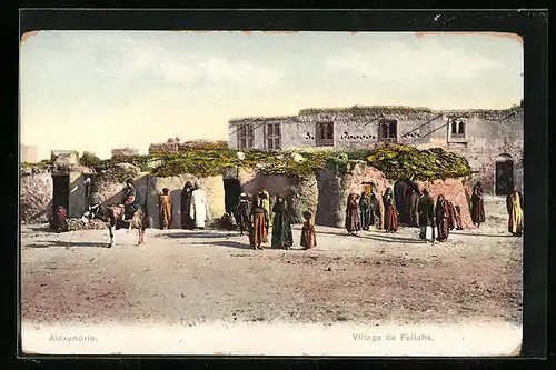 AK Alexandrie, Village de Fellahs