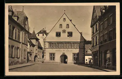 AK Munster /Haut-Rhin, L`Hôtel de Ville