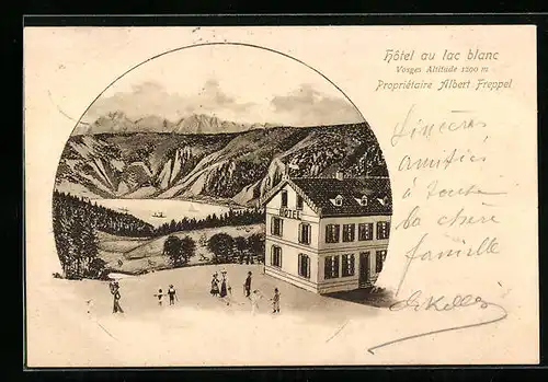 AK Lac blanc /Vosges, Hôtel au lac blanc