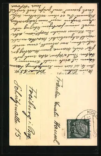 AK Colmar, Rue des Marchands, Strassenpartie