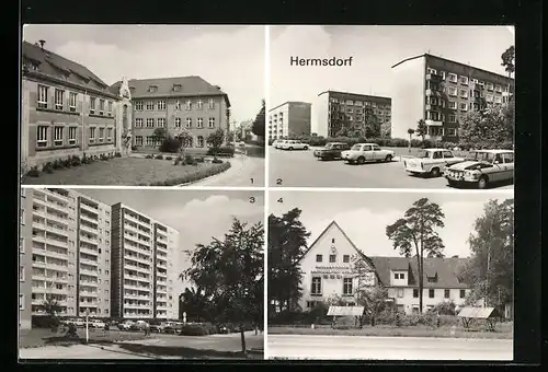 AK Hermsdorf /Kr. Stadtroda, Waldsiedlung, Mitropa-Autobahnhotel