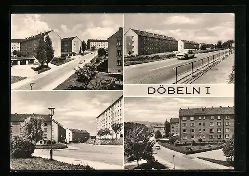 AK Döbeln, Strassenpartien Döbeln I