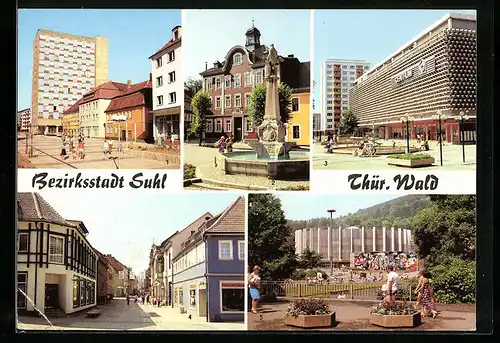 AK Suhl /Th., Warenhaus, Wilhelm-Pieck-Strasse, Steinweg