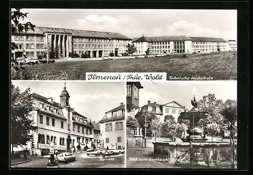 AK Ilmenau /Th., Technische Hochschule, Rathaus