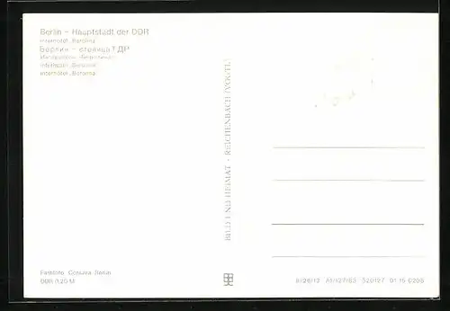 AK Berlin, Interhotel Berolina