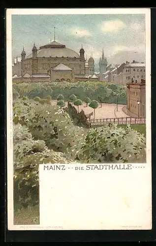 Lithographie Mainz, Die Stadthalle