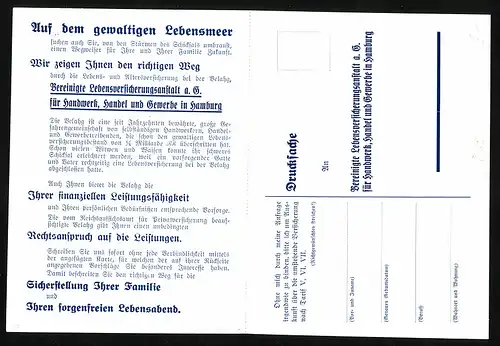 Klapp-AK Vereinigte Lebensversicherungsanstalt für Handwerk, Handel und Gewerbe in Hamburg, Leuchtturm