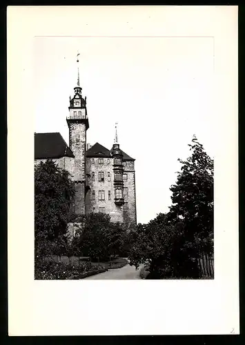 10 Fotografie Ansicht Torgau, Leben im Sozialismus, DDR, Trabant, Kreissparkasse, Kaufhalle, Hochhaus