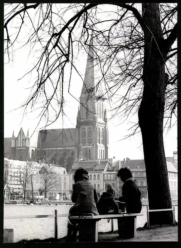 12 Fotografien Ansicht Schwerin, Herausgeber PGH Film und Bild Berlin, Bild Ernst Höhne, Leben im Sozialismus, DDR