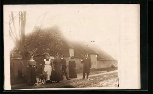 Foto-AK Witzwort, Haus von Peter Siegfriedt ca. 1910