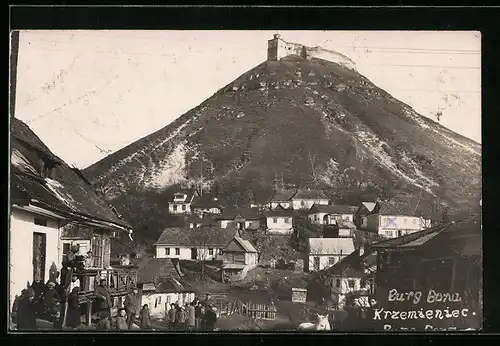 AK Kremenez, Blick zur Burg Bona