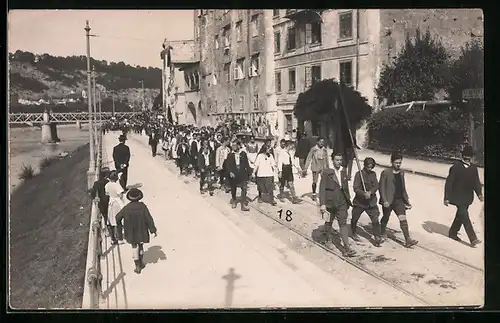 AK Salzburg, Festzug am Giselaikai