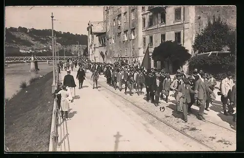 AK Salzburg, Festzug am Giselaikai