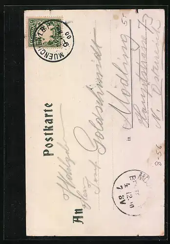 AK Hofbräuhaus-Urkunde, Münchner Hofbräuhaus